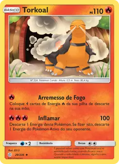 Torkoal – Carta Pokémon TCG