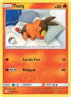 Tepig – Carta Pokémon TCG