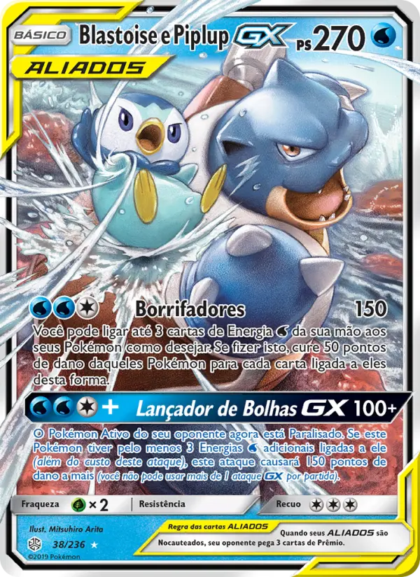 Blastoise e Piplup GX – Pokémon TCG