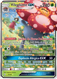Vileplume GX – Carta Pokémon TCG