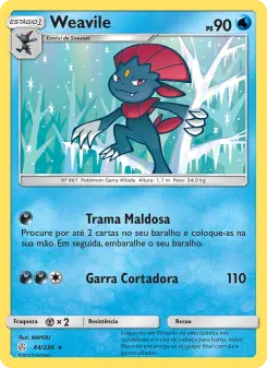 Weavile – Carta Pokémon TCG