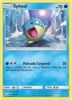 Spheal – Carta Pokémon TCG