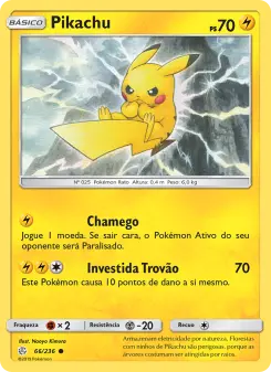 Pikachu – Carta Pokémon TCG