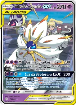 Solgaleo e Lunala GX – Carta Pokémon TCG