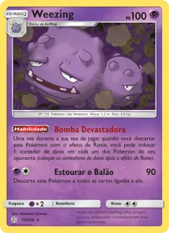 Weezing – Carta Pokémon TCG