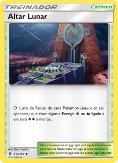 Altar Lunar – Carta Pokémon TCG
