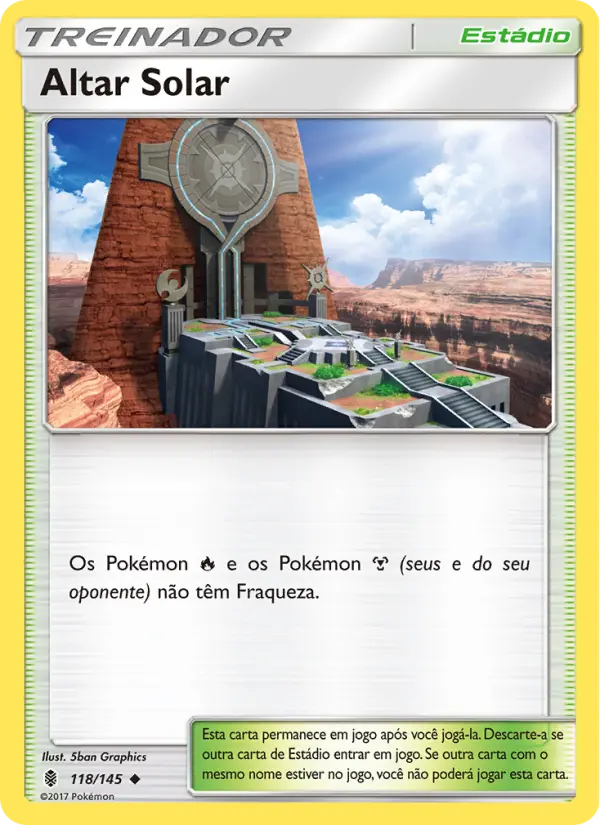 Altar Solar – Pokémon TCG