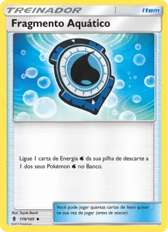 Fragmento Aquático – Carta Pokémon TCG