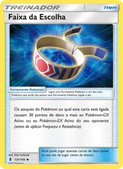 Faixa da Escolha – Carta Pokémon TCG