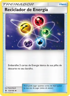 Reciclador de Energia – Carta Pokémon TCG