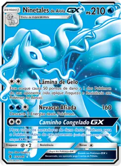 Ninetales de Alola GX – Carta Pokémon TCG