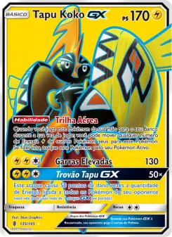 Tapu Koko GX – Carta Pokémon TCG