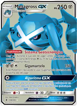 Metagross GX – Carta Pokémon TCG
