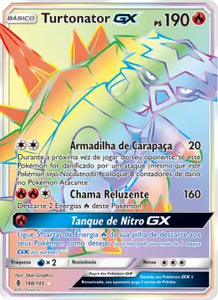 Turtonator GX – Carta Pokémon TCG