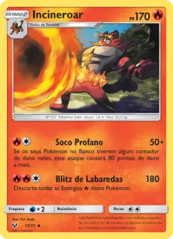 Incineroar – Carta Pokémon TCG
