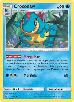 Croconaw – Carta Pokémon TCG