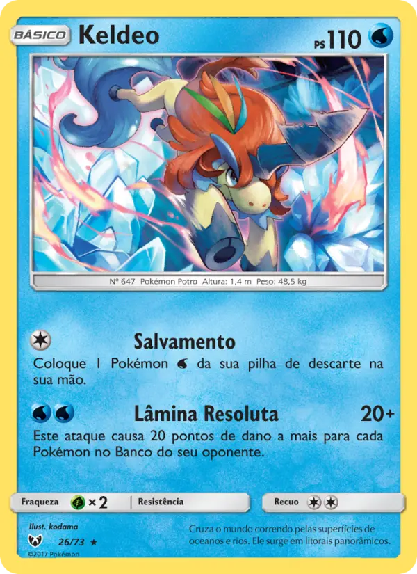 Keldeo – Pokémon TCG
