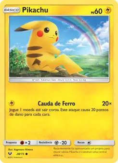 Pikachu – Carta Pokémon TCG