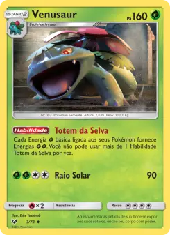 Venusaur – Carta Pokémon TCG