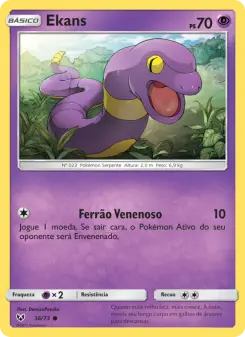 Ekans – Carta Pokémon TCG