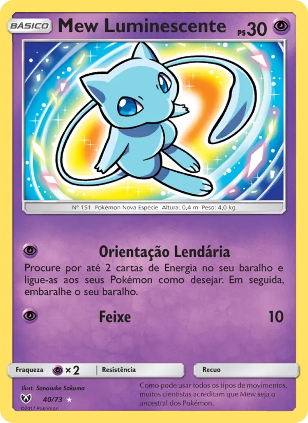 Mew Luminescente – Pokémon TCG