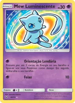 Mew Luminescente – Carta Pokémon TCG