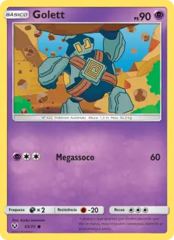 Golett – Carta Pokémon TCG