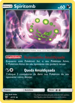 Spiritomb – Carta Pokémon TCG