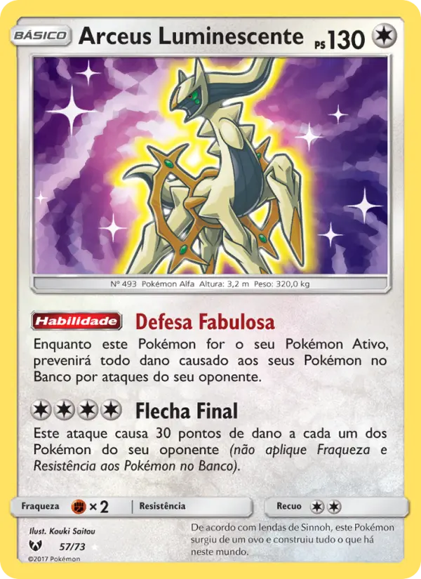 Arceus Luminescente – Pokémon TCG