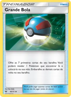 Grande Bola – Carta Pokémon TCG