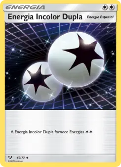 Energia Incolor Dupla – Carta Pokémon TCG