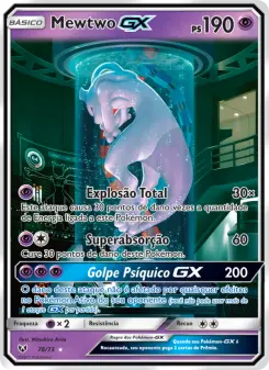 Mewtwo GX – Carta Pokémon TCG