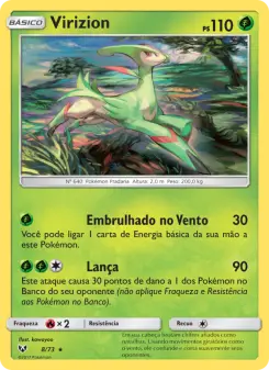 Virizion – Carta Pokémon TCG