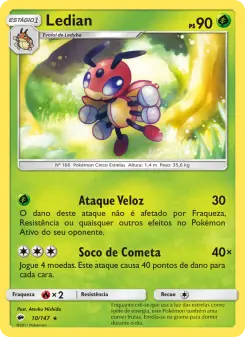 Ledian – Carta Pokémon TCG