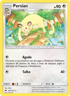 Persian – Carta Pokémon TCG