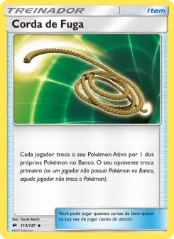 Corda de Fuga – Carta Pokémon TCG