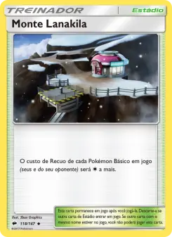 Monte Lanakila – Carta Pokémon TCG