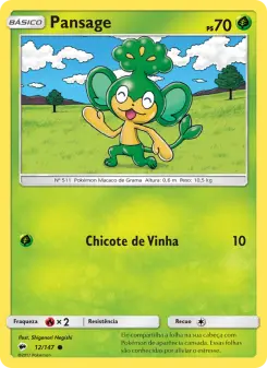 Pansage – Carta Pokémon TCG
