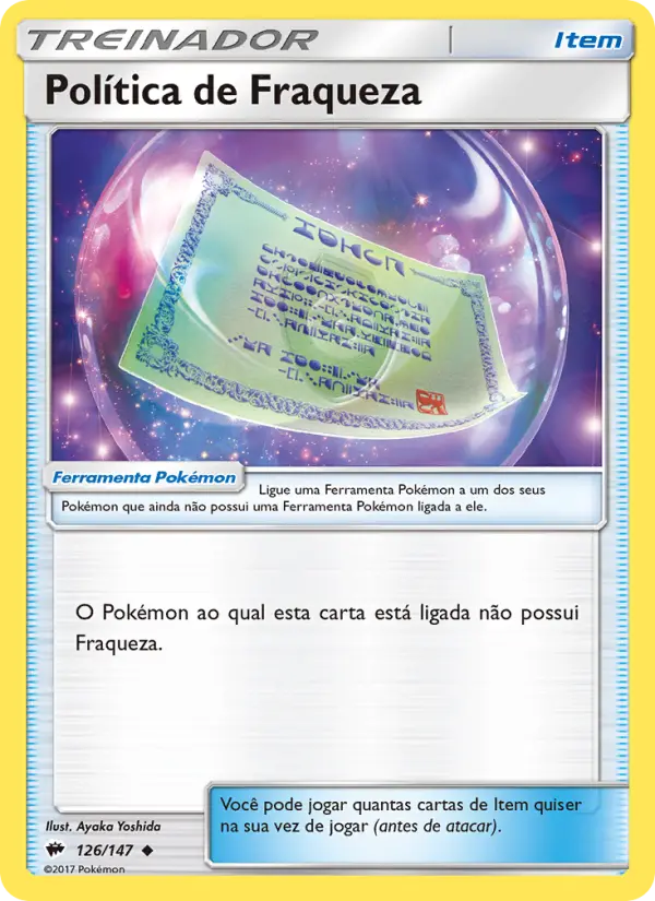 Política de Fraqueza – Pokémon TCG