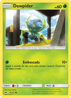 Dewpider – Carta Pokémon TCG