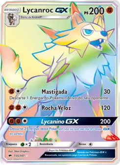 Lycanroc GX – Carta Pokémon TCG