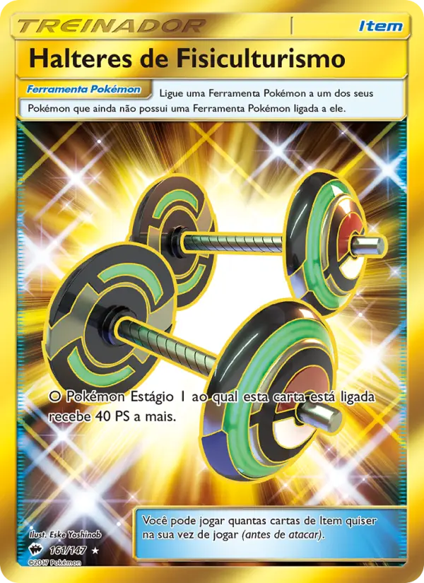 Halteres de Fisiculturismo – Pokémon TCG