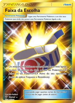 Faixa da Escolha – Carta Pokémon TCG