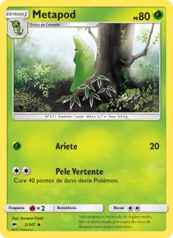 Metapod – Carta Pokémon TCG