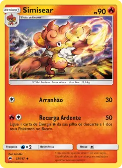 Simisear – Carta Pokémon TCG