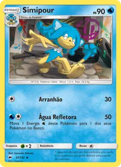 Simipour – Carta Pokémon TCG
