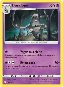 Dusclops – Carta Pokémon TCG