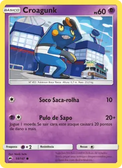 Croagunk – Carta Pokémon TCG