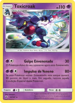 Toxicroak – Carta Pokémon TCG