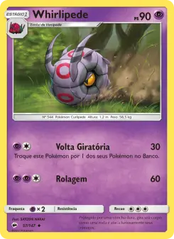 Whirlipede – Carta Pokémon TCG